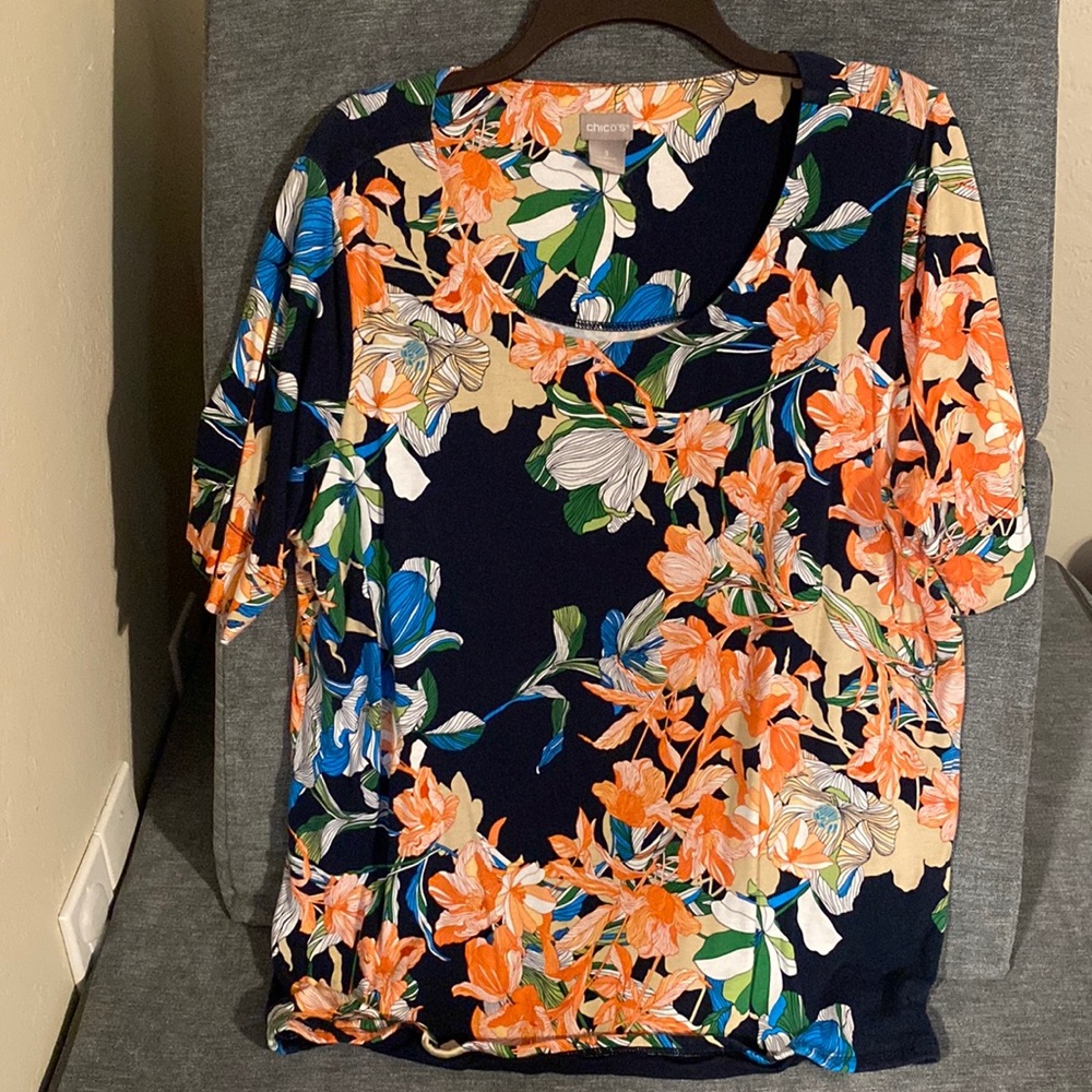 Chico’s Floral Shirt